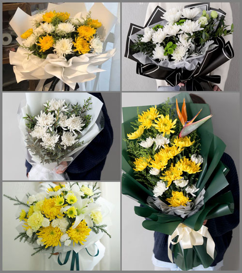 广西玉林博白县宁潭镇白事花束代送